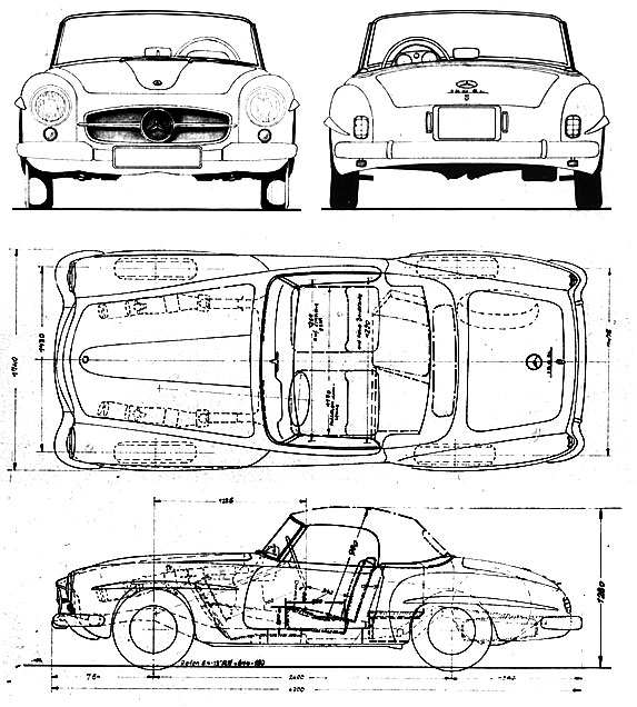 Türbremse 190SL, links [172083] - SLS Im- und Export