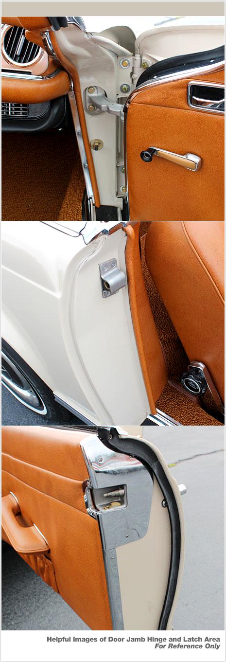 Mercedes W113 SL Pagoda W108 W109 Left Interior Door Handle Innentürgriff NOS 